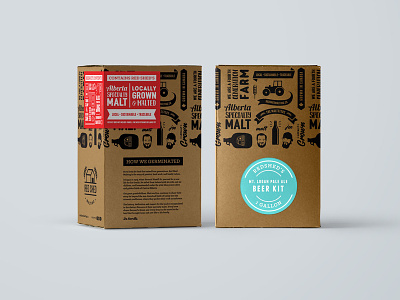 Red Shed Malting Brew Kit brew brewery packaging packaging design