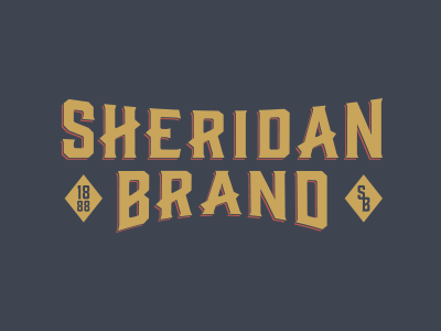 Sheridan Brand Opt 1 branding city layered sheridan typography wyoming