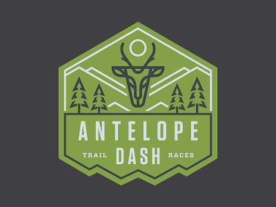 Antelope Dash Hat Label antelope athletic hat line pine running trails