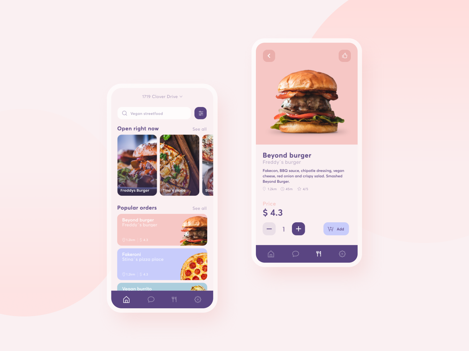 Vegan food app by Victor Strindemark on Dribbble