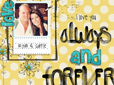 ...Always And Forever digital scrapbooking quote scrapart