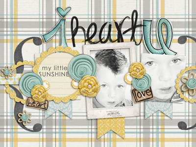 My Little Sunshine digital scrapbooking scrapart