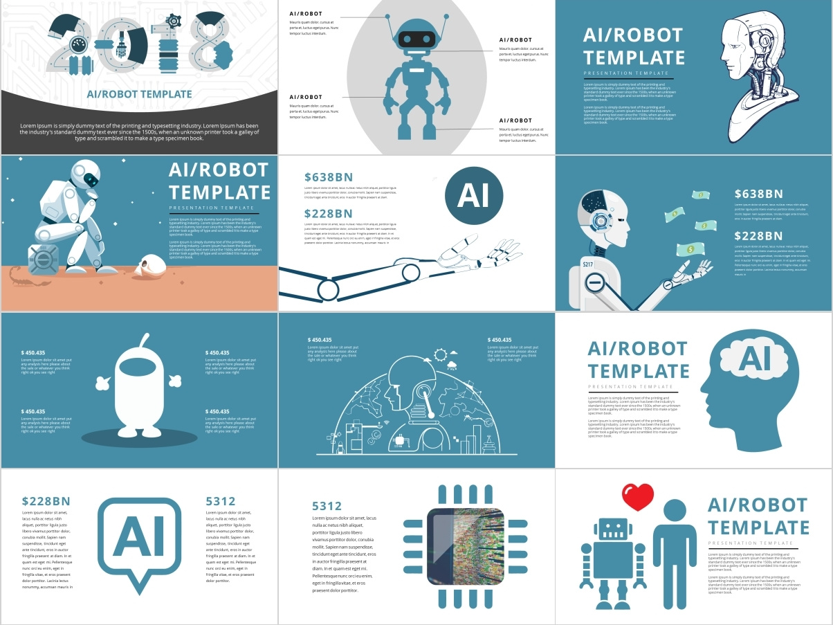 70 Best  AI Infographic PowerPoint  templates  by Ppt Work 