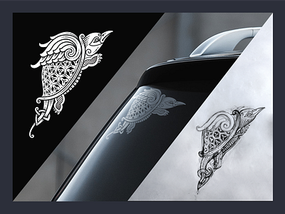 TurtleBird 🐢🦅 celtic design graphic design illustration sticker sticker design