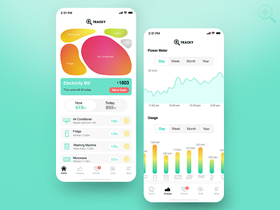 TRACKY⚡️ Home Electricity Monitoring App