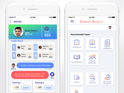 Indian Acqua App app design mobileappdesign ui ux water