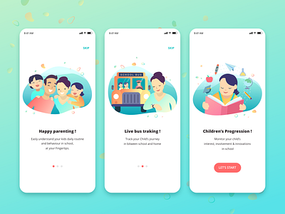 Onboarding- Parent Vision App