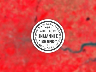 Unmanned Monogram logo monogram red