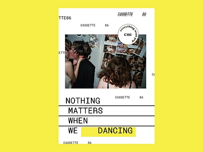 nothing-matters-when-we-dancing adobe photoshop cover design fanzine graphicdesign minimal art modern publication design publish publishing type typography typography art typography design web zine zinegraph zines