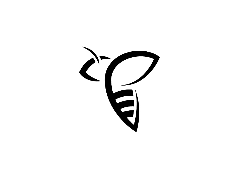 Bazz logo (black version) by Lorenzo Paoletti on Dribbble