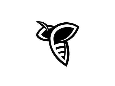 Bazz logo (white version) branding design flat icon illustration illustrator logo vector