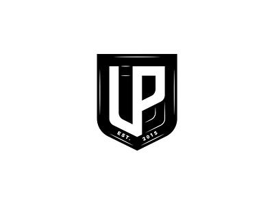 football badge | LP concept (black version) badge badgedesign branding design flat icon illustration illustrator lettering logo negative type typography vector