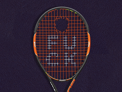 Something wrong.🎾 art design edit fuck icon photoshop psd racket surreal tennis tennis ball typography visual visual art