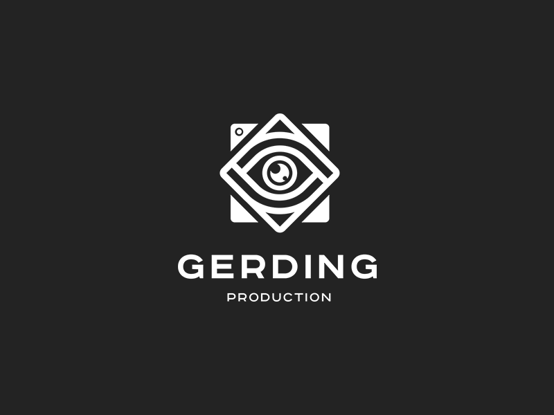 Gerding Production brand logo graphic design identity logo logo design logotype restaurant logo