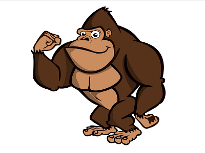 Monkey design illustration vector