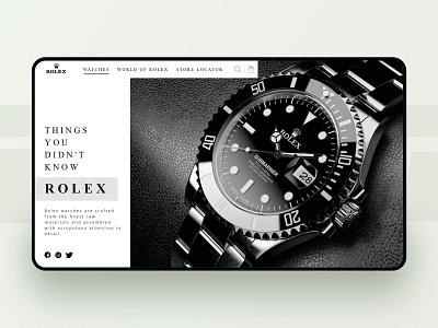 WEB ROLEX<3 design illustration ui ux web