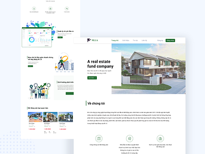 M.I.A PROPERTY clean design design ui ux web