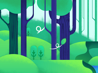 THE FOREST daily design dribbble graphic design illustration sketch vector visual visual art
