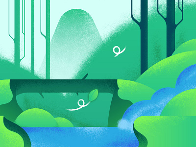THE FOREST daily design drawing dribbble graphic design illustration inspiration sketch visual visual art