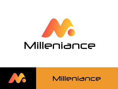 Milleniance Logo Design branding concept design icon logo typography