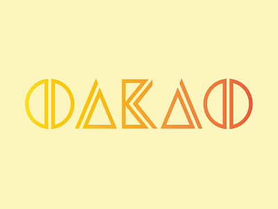 Oakao adobe adobe illustrator dailylogochallenge fashion brand logo logo design logo designer logoype minimal minimal logo oakao vector