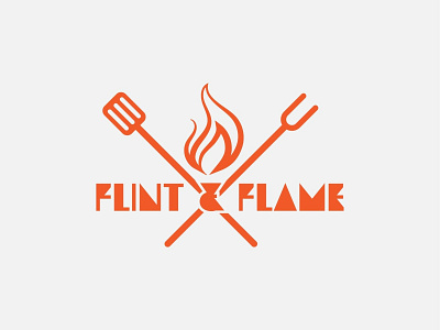 Flint n Flame adobe adobe illustrator dailylogochallenge design logo logo design logo designer minimal minimal logo typography vector