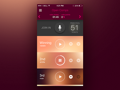 WIP App Concept app ios iphone ui