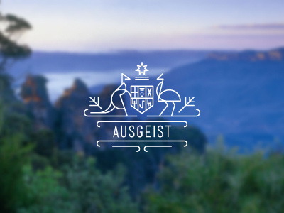 AusGeist australia australian crest icon logo