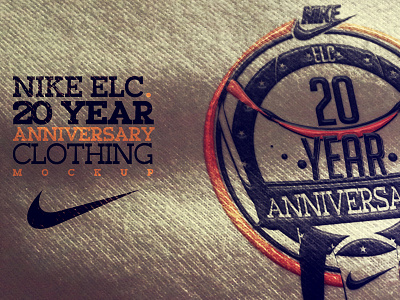 Nike 20 year anniversary logo