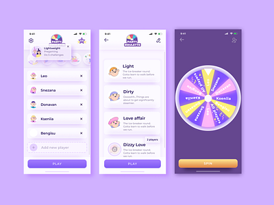 Party Roulette Game Redesign figma game redesign game ui game user interface roulette game ui ui ux user experience
