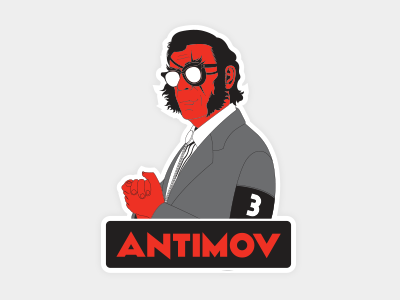 Antimov Sticker