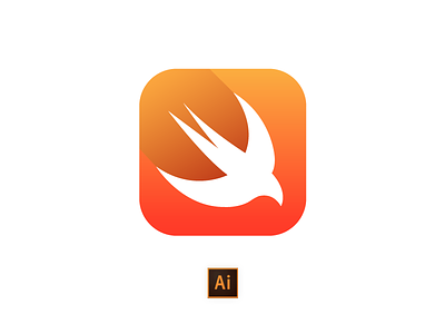 Swift Icon - Download .ai apple. programming language swift
