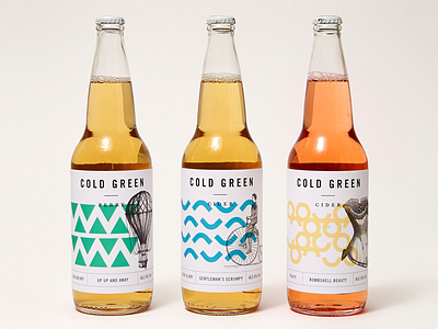 Cold Green Cider packaging