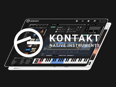 Native Instruments KONTAKT - UI/UX Redesign branding design graphic graphicdesign icon iconography ui uidesign ux vector