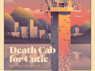 Death Cab for Cutie Summer Tour Poster - Variant