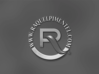 Raquel Pimentel logotype 3d 4k branding design emblems favicon graphic icon laetitea logo logotype mark symbol telenima trademark typography wordmark