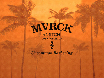 MVRCK Screen Concept california illustration la landscape los angeles palm trees sunset