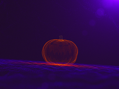 Particles Pumpkin form halloween orange particles pumpkin purple trapcode trapcode form