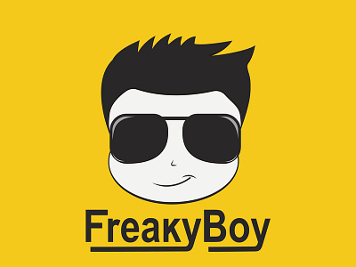 freaky boy 商标 图标 应用 插图 设计