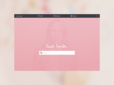 Paul Smith - Search screen