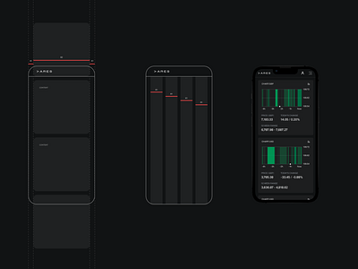 Ares app branding design illustration interface logo product ui ux visual design web web application