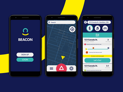 Beacon App app app design design graphic design mobile ui ux