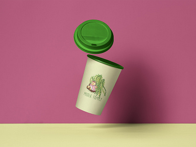 Coffee Cup Package Mockup - Midea Family: Spring adobe photoshop design illustration package design package mockup