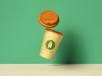 Coffee Cup Package Mockup - Midea Family: Summer adobe photoshop design illustration package design package mockup