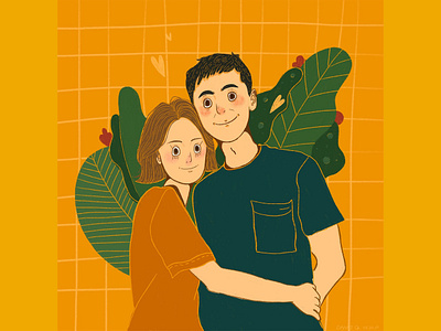 Couple Portrait procreate