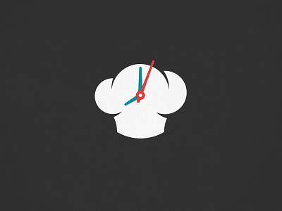 Second Chef chef clock cooking logo