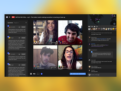 Blab - Live Experiments blab discovery find people live stream live streaming notifications permission web