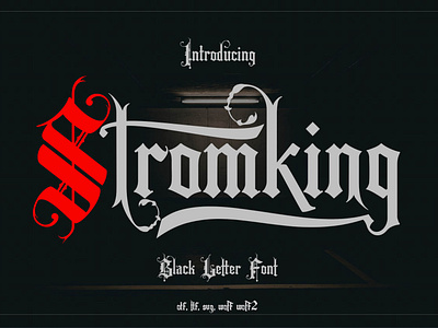 Stromking Gothic Font