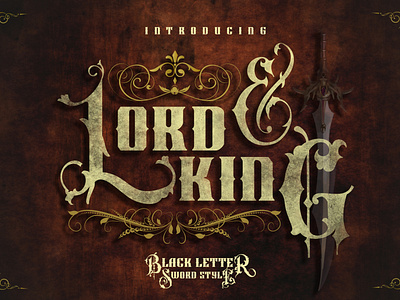 Lord & King Black Letter Font