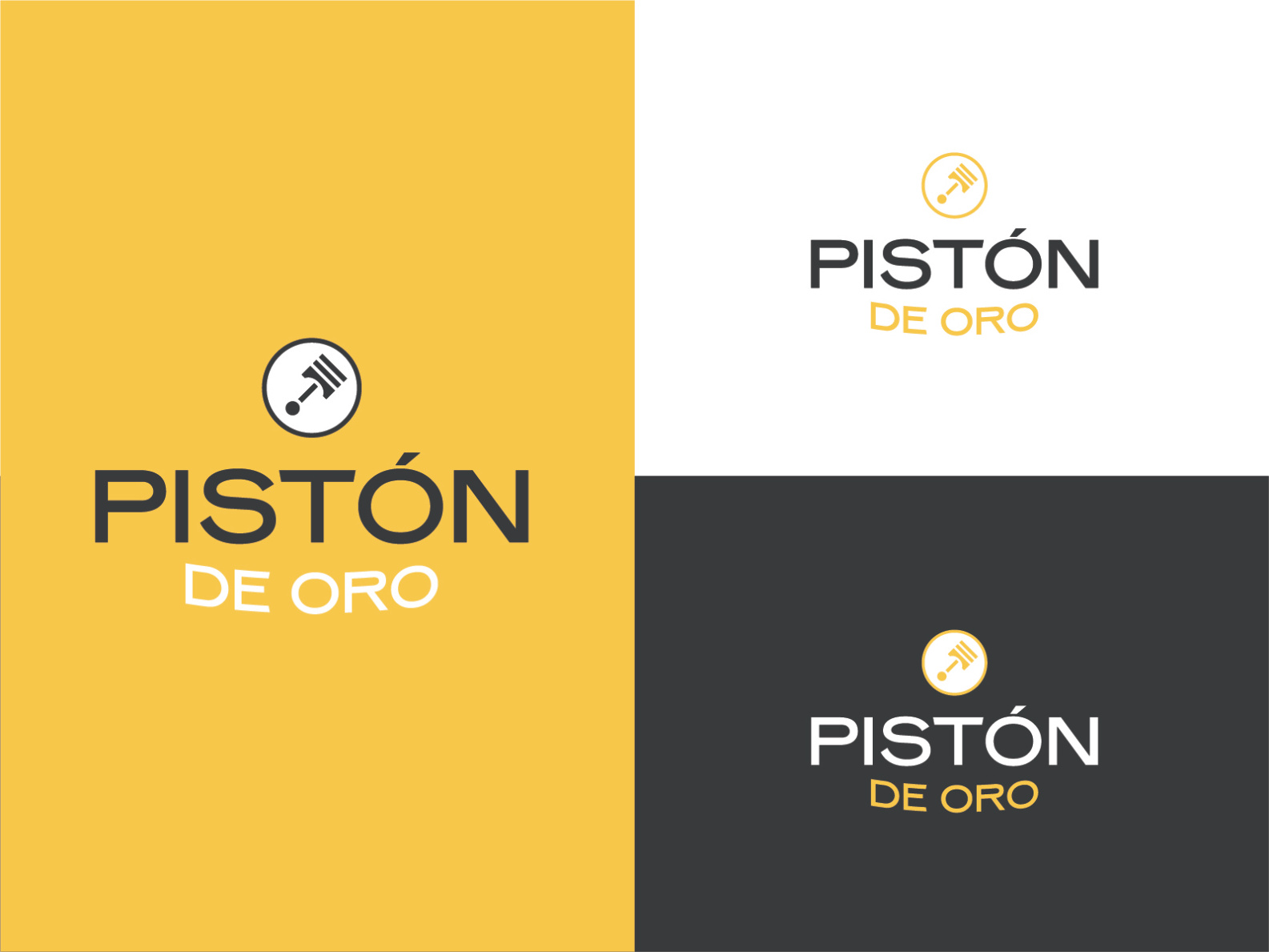 Pistón de Oro Branding by Alberto Chávez on Dribbble